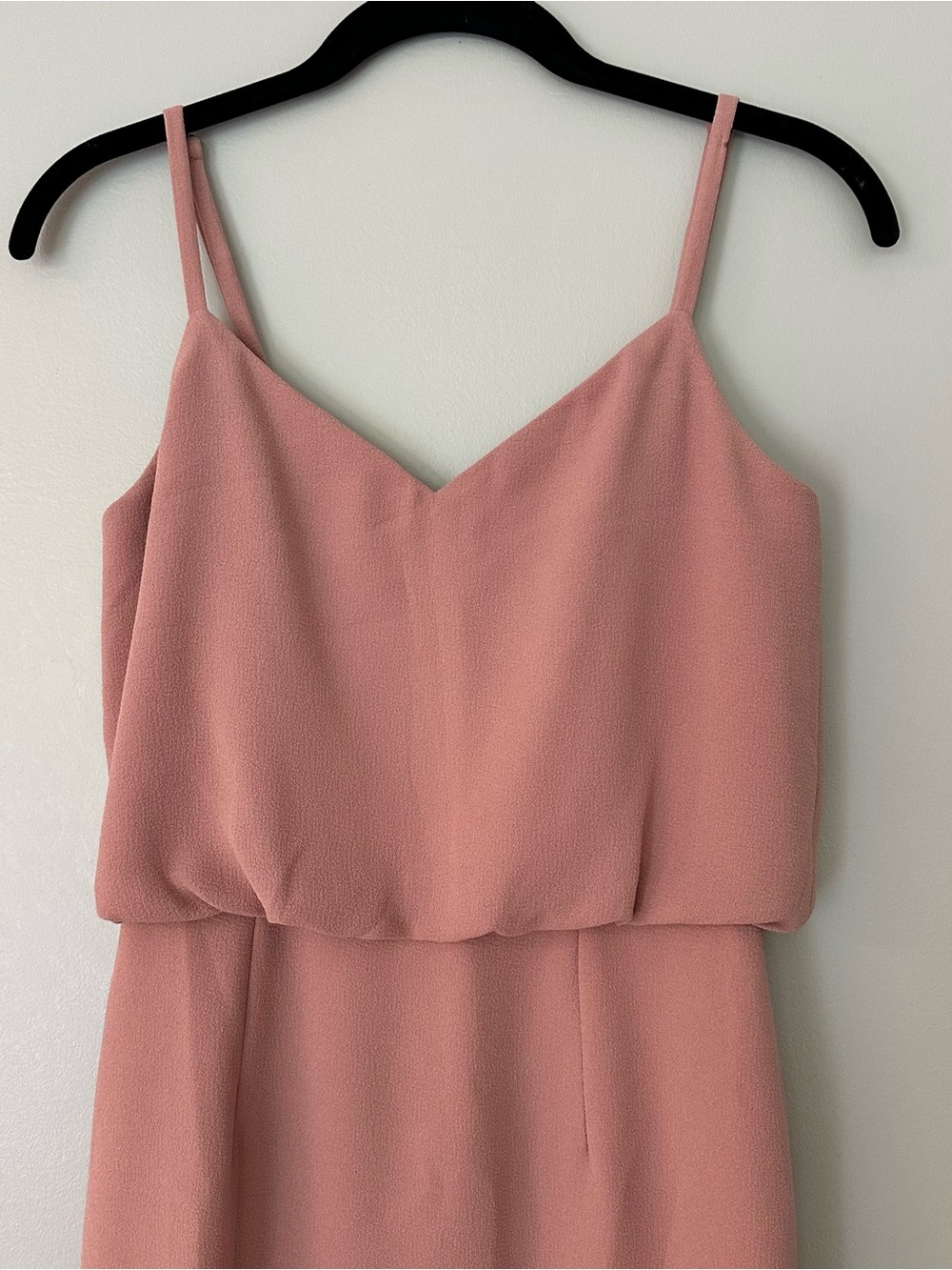 Dress the Population Alondra Blouson Dress Midi Style Size Small Blush Pink - Picture 2 of 12